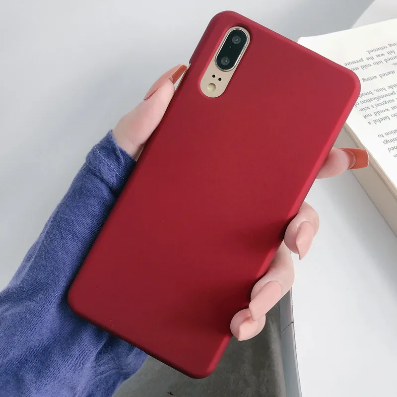 Матовый Жесткий пластиковый Чехол из поликарбоната для Fundas Huawei Y5 Y6 Y7 2017 Y9 2018 2019 Lite