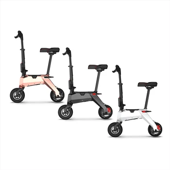 

K&J Mini Portable Electric Scooters 8 Inch Wheel Powerful Smart E-Scooter Rechargeable Motor Moped Scooter