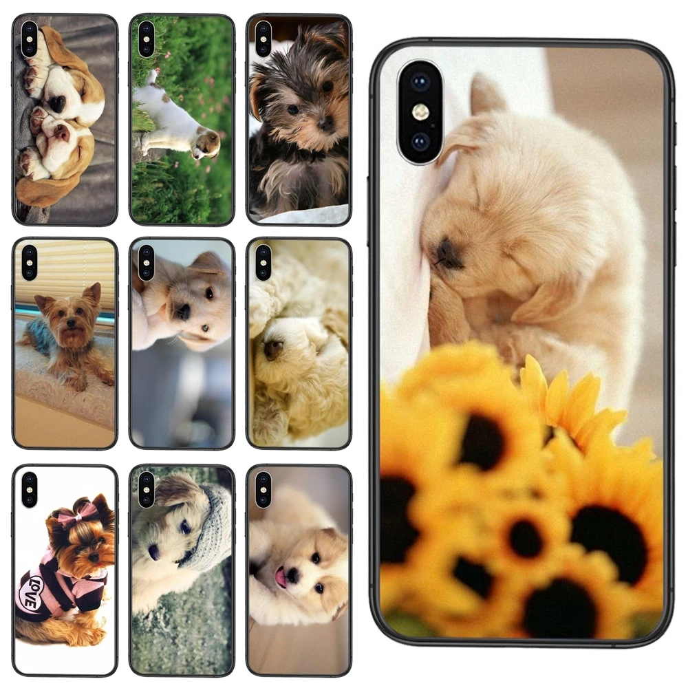 Новый щенок йоркширского терьера для Huawei P50 P Smart 2021 P40 Lite E 40 P40Lite Pro 2019 2020 женщин с