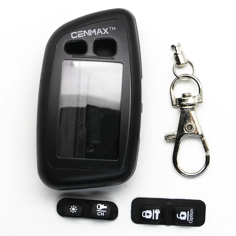Case for CENMAX ST-5A Russian LCD remote control for CENMAX ST5A 5A LCD keychain car remote 2-way car alarm system