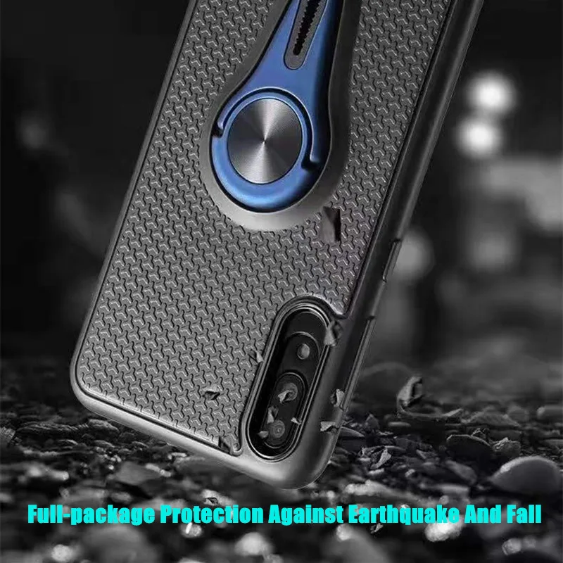 

Ring Bracket Case For Samsung Galaxy A90 A80 A70 Soft Silicone Shockproof Back Cover For A50 A40 A30 A20 A10 Car Holder Case