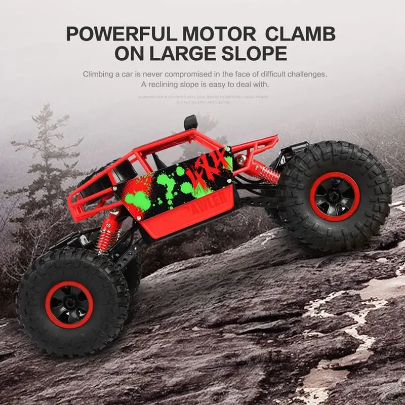 1:18 4WD руль большой RC автомобили 2,4G высокая скорость внедорожников альпинистская машина