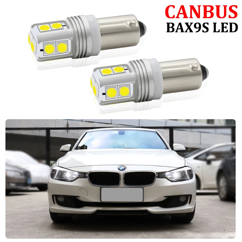 CANBUS Error Free BAX9S H6W Sidelight светодиодный лампы для Volkswagen VW, AUDI, BMW, F20 F21 F22 F23 F87 F30 F31 F34 F80 светодиодные лампы для парковки