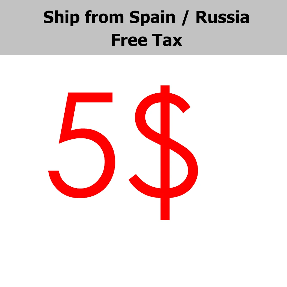 Стоимость доставки на склад из России и Испании-1 доллар США каждый