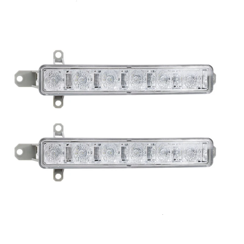 Ceny 2x samochodów 6LED światła do jazdy dziennej DRL lampy przezroczyste soczewki 9677409380 9802795580 PG2044330 dla Citroen C1 06 17 Citroen C3 15 19