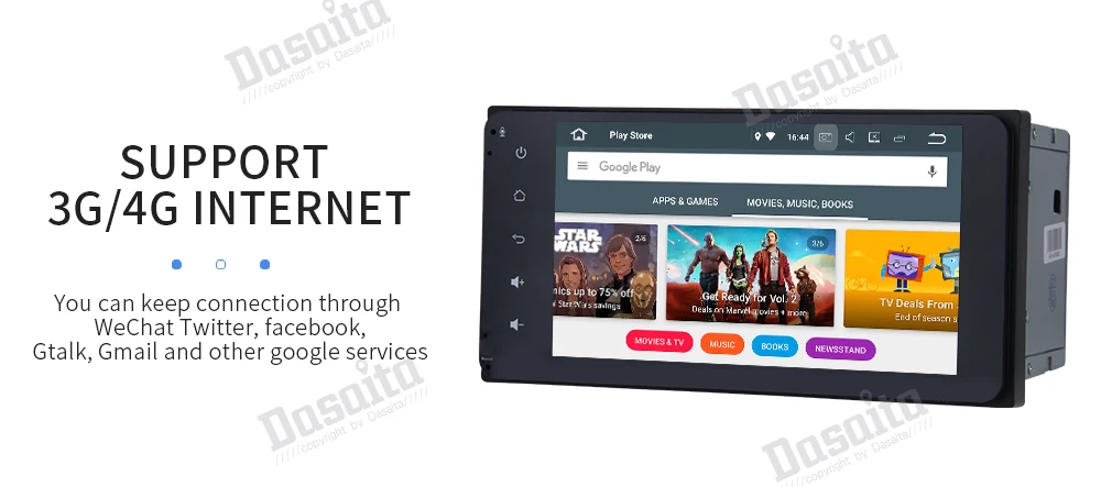 Clearance Android 9.0 car radio 4GB + 32GB Rom with 7" 1080P video for Toyota Corolla Camry Prado RAV4 Hilux 12