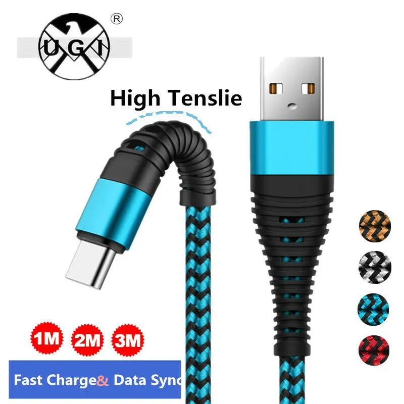 

Micro USB Type C IOS Fast Charger Cable For Apple iPhone X 8 7 6 Android