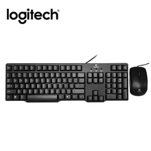 Проводная клавиатура, мышь, комбинированный набор, клавиатура PS2, USB мышь для ПК, полноразмерные клавиши, защита от брызг, клавиатура для дома и офиса