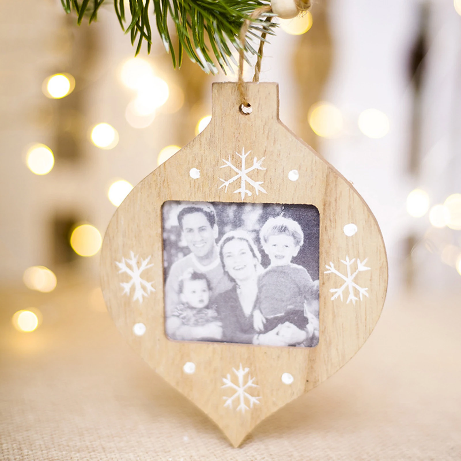 2022 Photo Frame Christmas Ornament Christmas Wooden Photo Frame Ornament 2022 New Year Christmas Tree Pendant  Crafts Xmas Home Party Decor Christmas Decoration|Frame| - Aliexpress