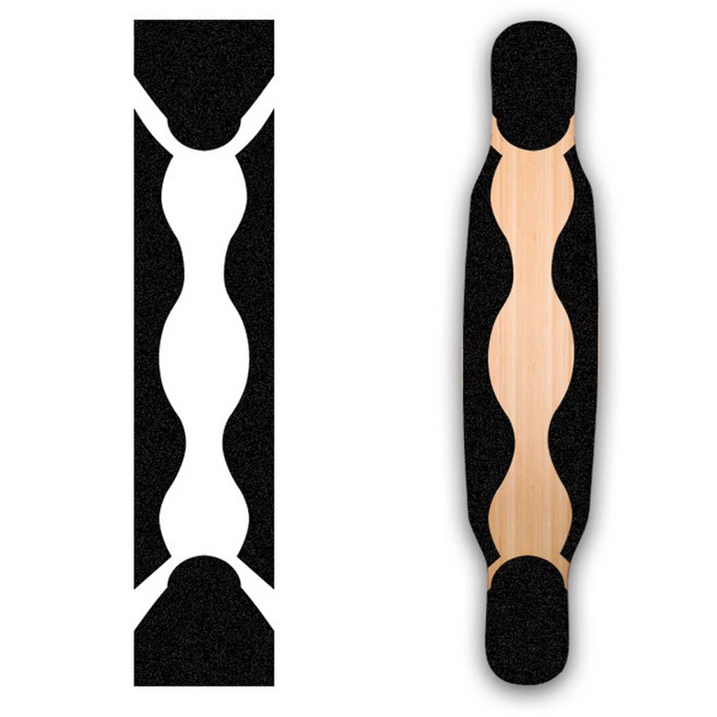 Anti-slip Dance Longboard Grip Tape Waterproof Skateboard Sticker Scooter Griptape Sandpaper 47inch Skateboard Parts
