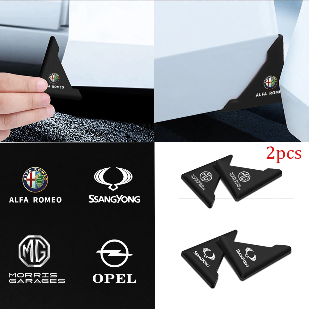 2 шт. для Lada Niva Kalina Priora Granta Largus Vaz Samara Защитная Наклейка на углы автомобильной двери