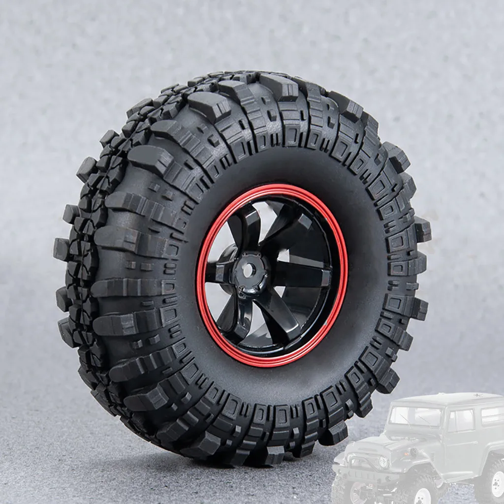 Колесная шина с ободом 110 мм 1 9 дюйма для радиоуправляемых моделей Rock Crawler SCX10 D90 TRX4