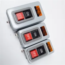 Пуш-ап кнопка выключателя питания три этапа Мощность Управление пусковой переключатель переменного тока 380V 10A/15A/30A 3P 1,5/2,2/3.7KW TBSN-310 TBSN-315 TBSN-330