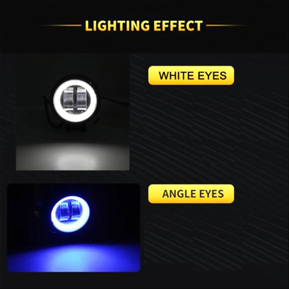 2X3 дюймов 20 Вт Водонепроницаемый круглый светодиодный ночной бар огни Портативный прожекторы мотоцикла внедорожный грузовик вождение автомобиля Лодка 12V 24V 6500K