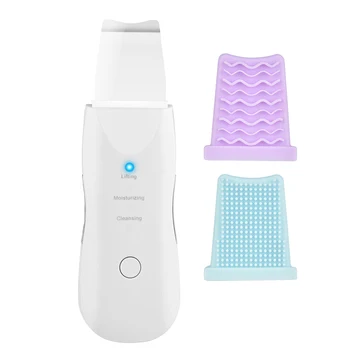 

Ultrasonic Skin Scrubber Deep Face Cleaning Vibration Massager Acne Blackhead Removal Cleanser Pore Cleaner Tool Facial Care Spa