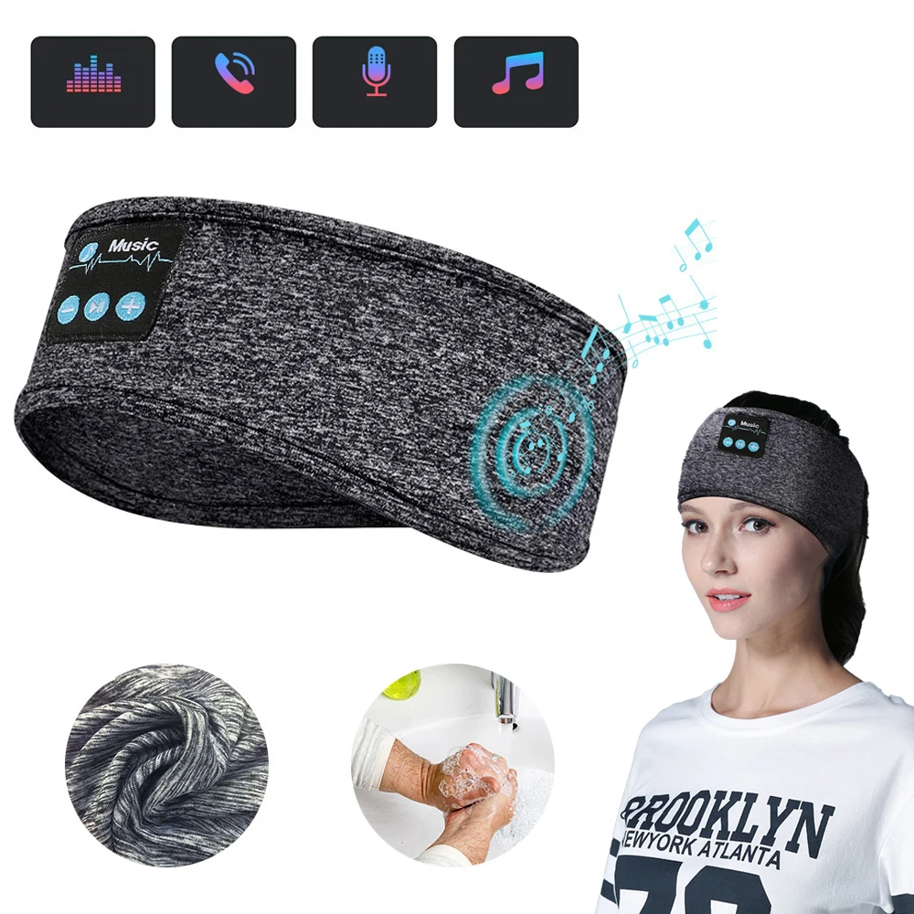 Bluetooth музыка лента для волос анти-потоотделение беспроводные наушники свободные