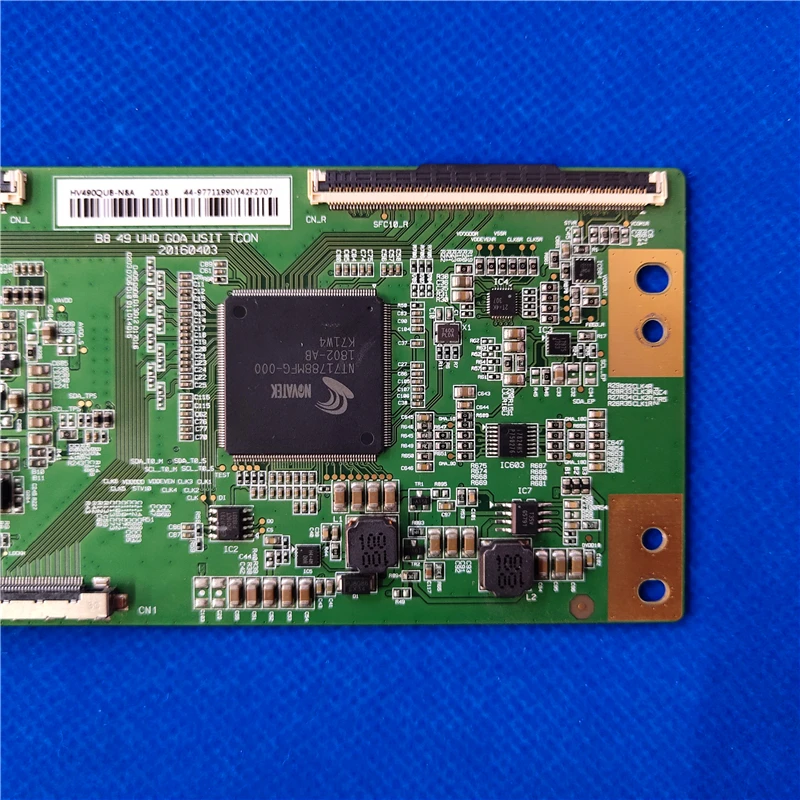 Фото Тестовая логическая плата HV490QUB-N8A B8 49 UHD GOA USIT TCON LT-49HW97U 49PUS7803/12 49UF2500, плата T-con LUX0149003/01 20160403 №5