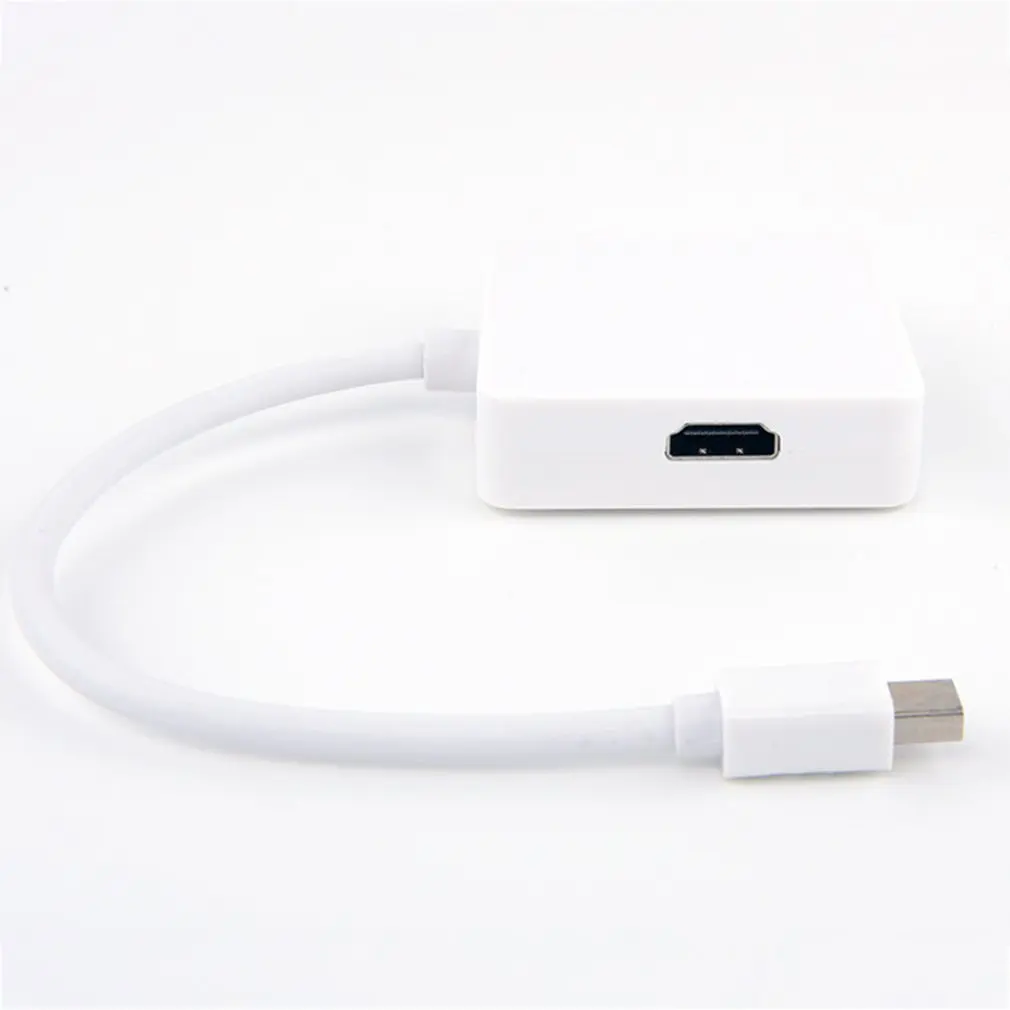 3 в 1 Mini displayport DP Thunderbolt to DVI VGA HDMI конвертер Кабель-адаптер для iMac Mac Mini Pro Air Book для монитора телевизора