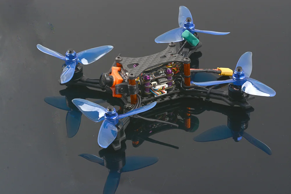

Hot helifar FUUTON MINI Micro Brushless FPV Racing Drone - SPDEIX Blheli_32 25A ESC / Pit model VTX / F4 FC