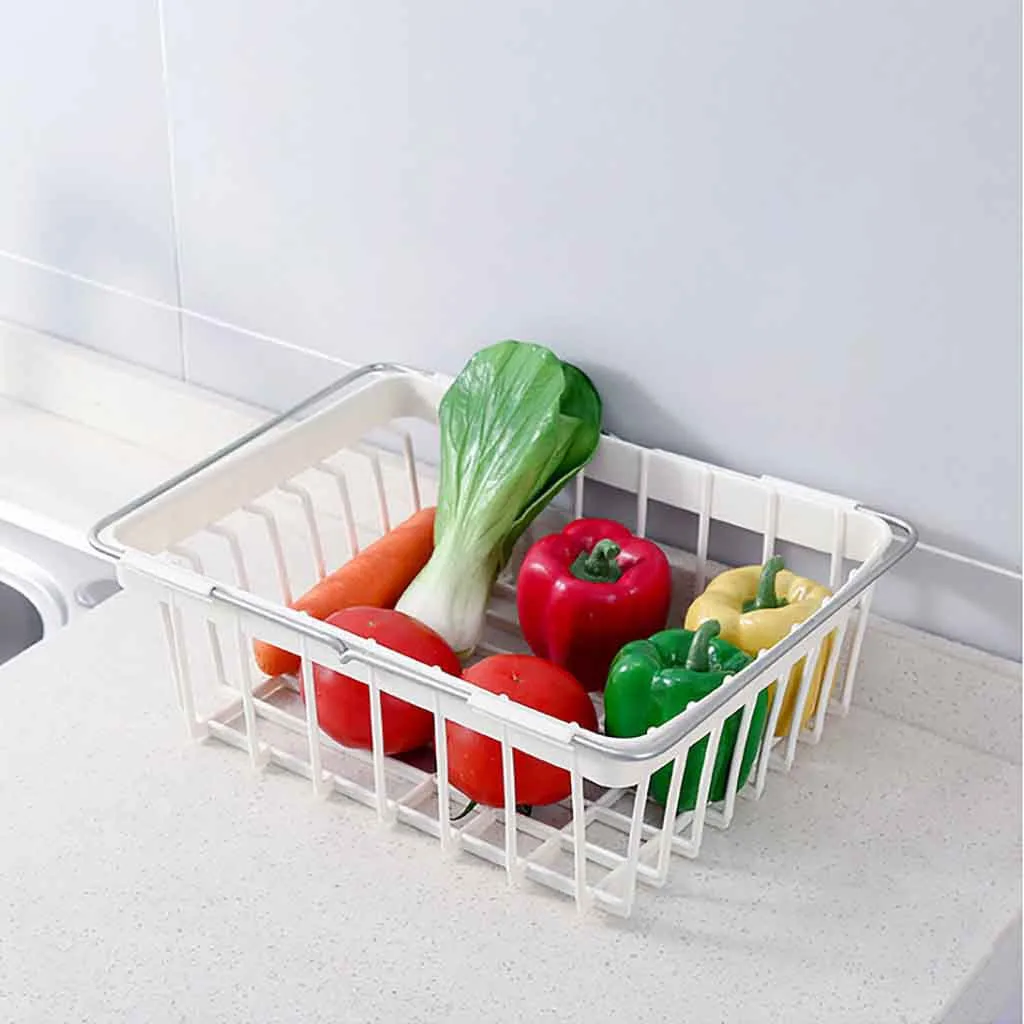 Кухонный органайзер, кухонная раковина, сливная корзина, пластиковая стойка для посуды, выдвижной фильтр для овощей, корзины для воды escurridor de platos