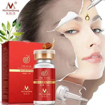

MeiYanQiong Face Serum Essence 100% Pure Plant Extract Snail Liquid Hyaluronic Acid Whitening Anti-aging Skin Anti-acne Serum