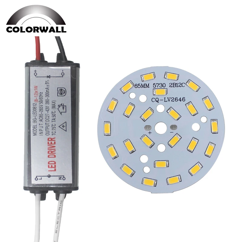 Светодиодный блок питания 3-12 Вт 5730 SMD Холодный/теплый белый водонепроницаемый