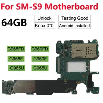 

BINYEAE Original Unlocked Motherboard For Samsung Galaxy S9 Plus G965F G965FD S9 G960F G960FD G960U 64GB 128GB Logic Board