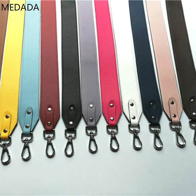 

MEDADA new pu wide strap shoulder strap inclined belt fittings inclined strap single shoulder strap lady bag