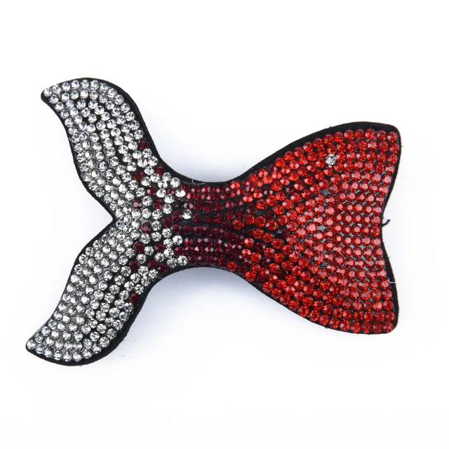 Hot Sale 1 Pcs Full Crystal Fabric Croc Shoe Charms Bling Embroidery Pink Shoes Decorations Grey Bear Clog Shoes Accessories b6026