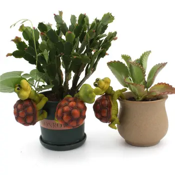 

3 Pcs Resin Tortoise Pot Crawl Decorative Figurines Garden Flower Pot Decor Potting Ornaments For Office Garden Desk Decoration