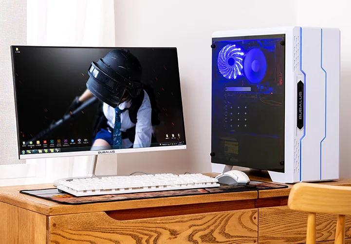 Изогнутый 24 дюймовый ЖК монитор процессор i7 Ram 32 Гб SSD 240 ГБ + ТБ настольный