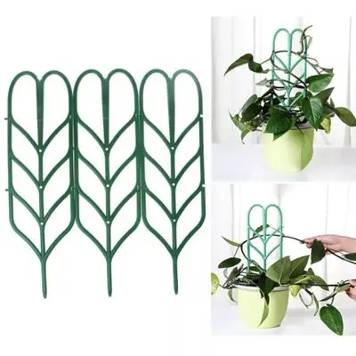 

3PCS Plastic Plant Climbing Frame Vine Climbing Frame Plant Support Fixing Clip Indoor Flower Garden Climbing Stand