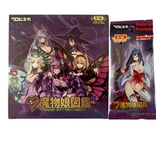 Juego de cartas de colección para niños, regalo de cumpleaños, juguetes de mesa para Familia, Navidad, Monster Girl