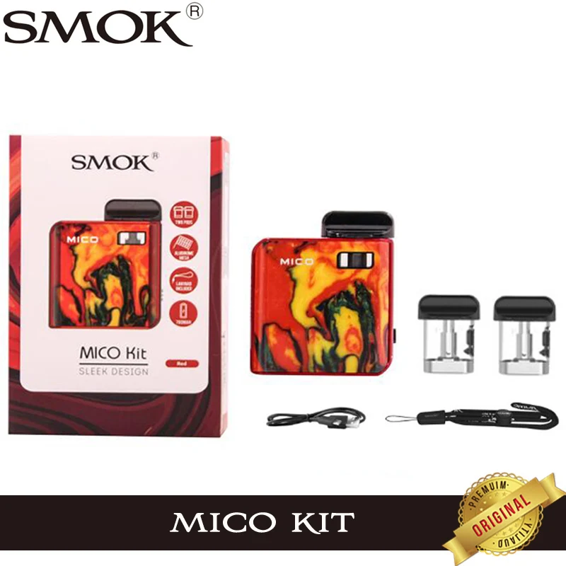 Оригинальный набор SMOK MICO 10-26 Вт MODwith 700 мАч Mico батарея электронная сигарета Vape 1 7 мл