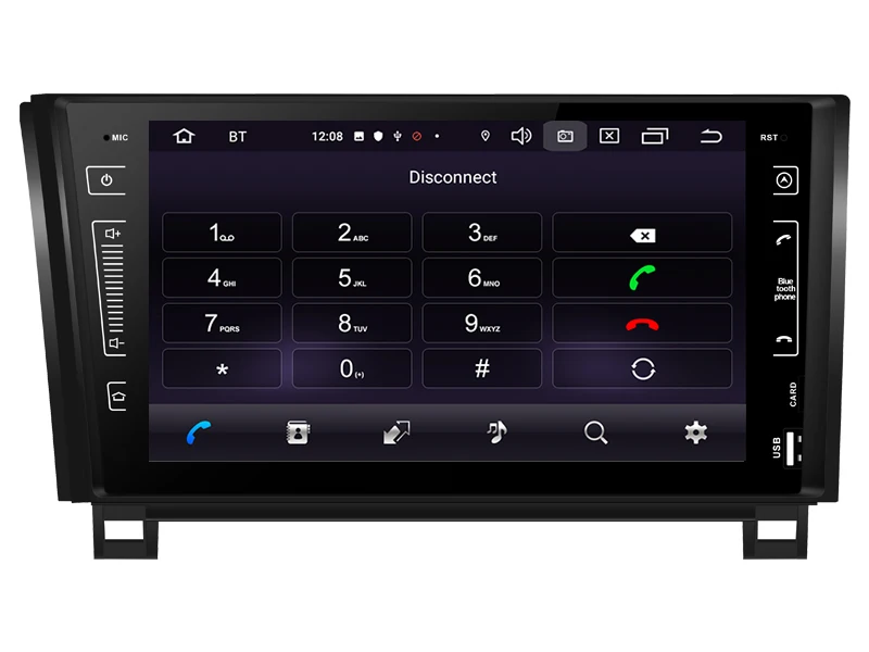 Top OTOJETA Android 9.0 2.5D Screen Car Radio Player For Toyota Tundra Sequoia 2007-2013 Multimedia Stereo GPS Navi tape recorder 3
