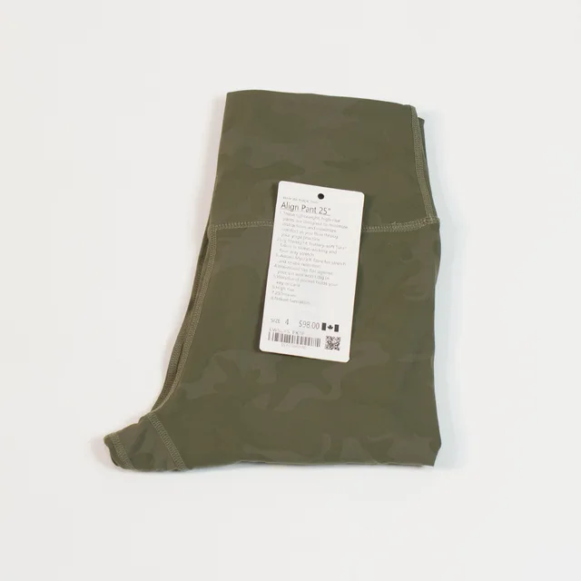 Lulu High Waist Yoga Leggings Leopard Camouflage Print Fitness Women Sport Pants Tight Gym Athletic High-rise Align Buttery Soft Green camouflage