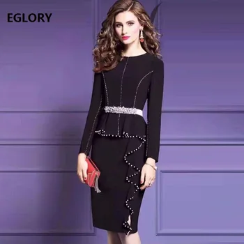 

Long Sleeve Blue Dress 2019 Summer Ethnic Style Women Sexy Sheer Flower Print Ruffle Patchwork Large Swing Party Casual Dresses