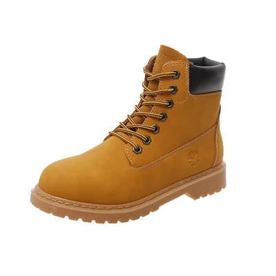 Martin boots female British style tooling men and women short spring autumn lovers shoes rhubarb | Обувь
