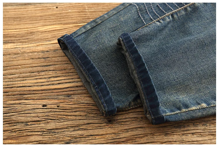 OMIKRON Женские винтажные Свободные повседневные хлопковые джинсы с вышивкой из мультфильма брюки из гарема эластичный лоскутный пояс брюки