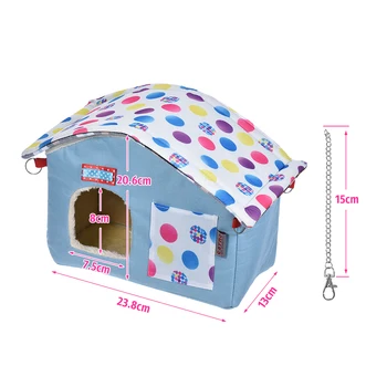 

Guinea Pig Hammock Hanging Snuggle House Bed Cave Pet Bird Nest Small Animal Rat Squirrel Chinchilla Warm Hut Tent Toy Pet House
