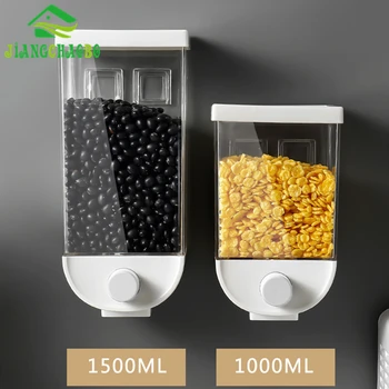 

PP+AS Jars Sealed Cans With Cover Kitchen Food Storage Bottles Spice Jars Candy Storage Tanks Tea Box Kitchen Storage Can