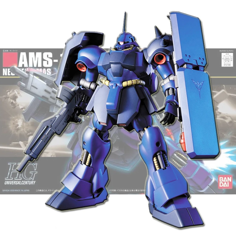 

Original Bandai HG HGUC 092 1/144 Dedicated to Girardeau-Garule de Garez Gundam Assembly Action Figureals Model Dolls