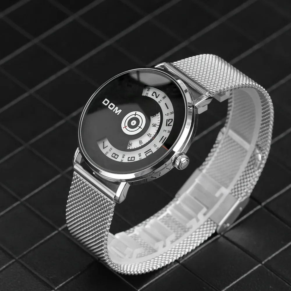 Часы DOM мужские спортивные Брендовые повседневные Роскошные модные