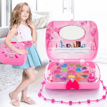 

Kids Make Up Toy Set Princess Girls Simulation Dressing Table Makeup Toy Safe Nontoxic Girl Toy Birthday Gift Toy Set