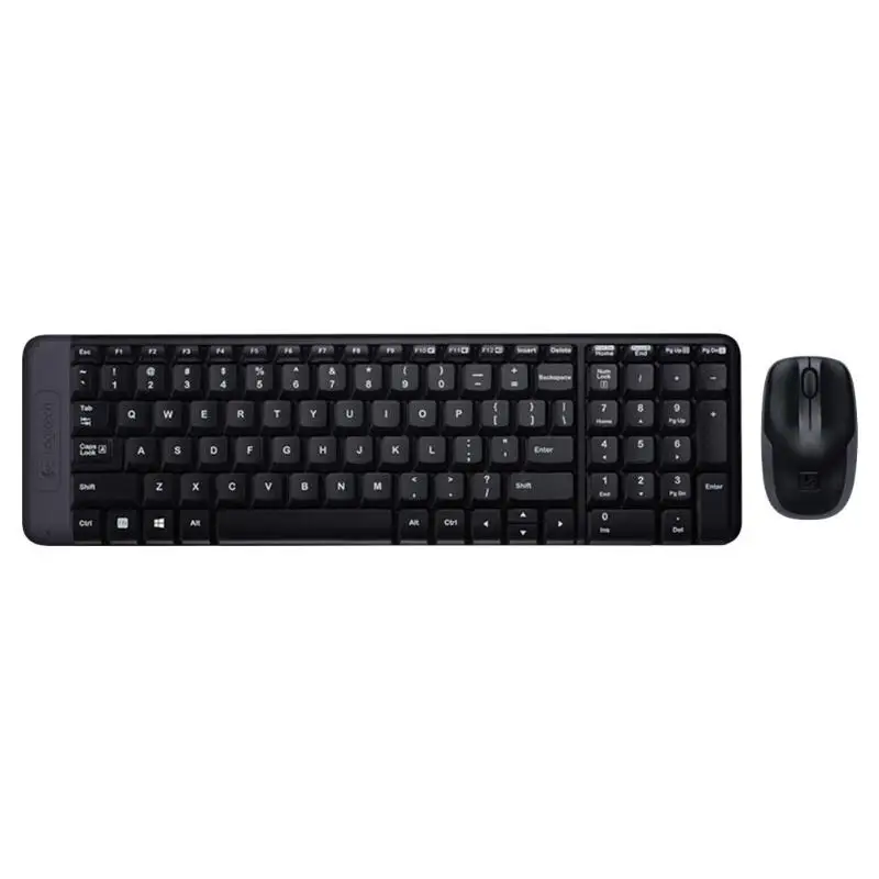 Комплект беспроводной клавиатуры и мыши logitech MK220, 104 клавиш, беспроводная клавиатура, 1000 точек/дюйм, мышь, usb-приемник, набор подключи и работай для работы