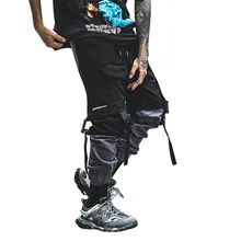 KLV, Мужские штаны, мужские новые стильные брюки, модные чистые комбинезоны различных цветов, для отдыха, большие брюки, брюки в стиле хип-хоп, уличный стиль