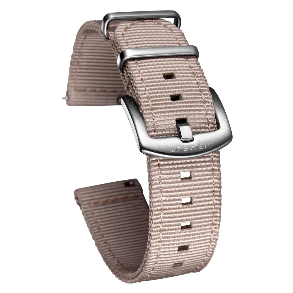 Pulseiras de Relógio de Náilon Militar Qualidade de Liberação Rápida Correias de Relógio e Fivela Escovada Resistente 18 mm 20 mm 22 mm 24 mm