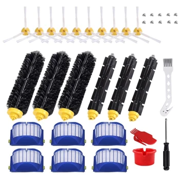 

Replacement Parts for IRobot Roomba 600 Series 550 560 614 620 630 650 660 Filter, Side Brush, Roller Brush