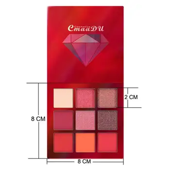 

Eye Shadow CmaaDu Pressed Glitter Makeup Palette Shimmer Matte Pigmented Comestics Tools Easy To Wear Waterproof EyeShadow TSLM2