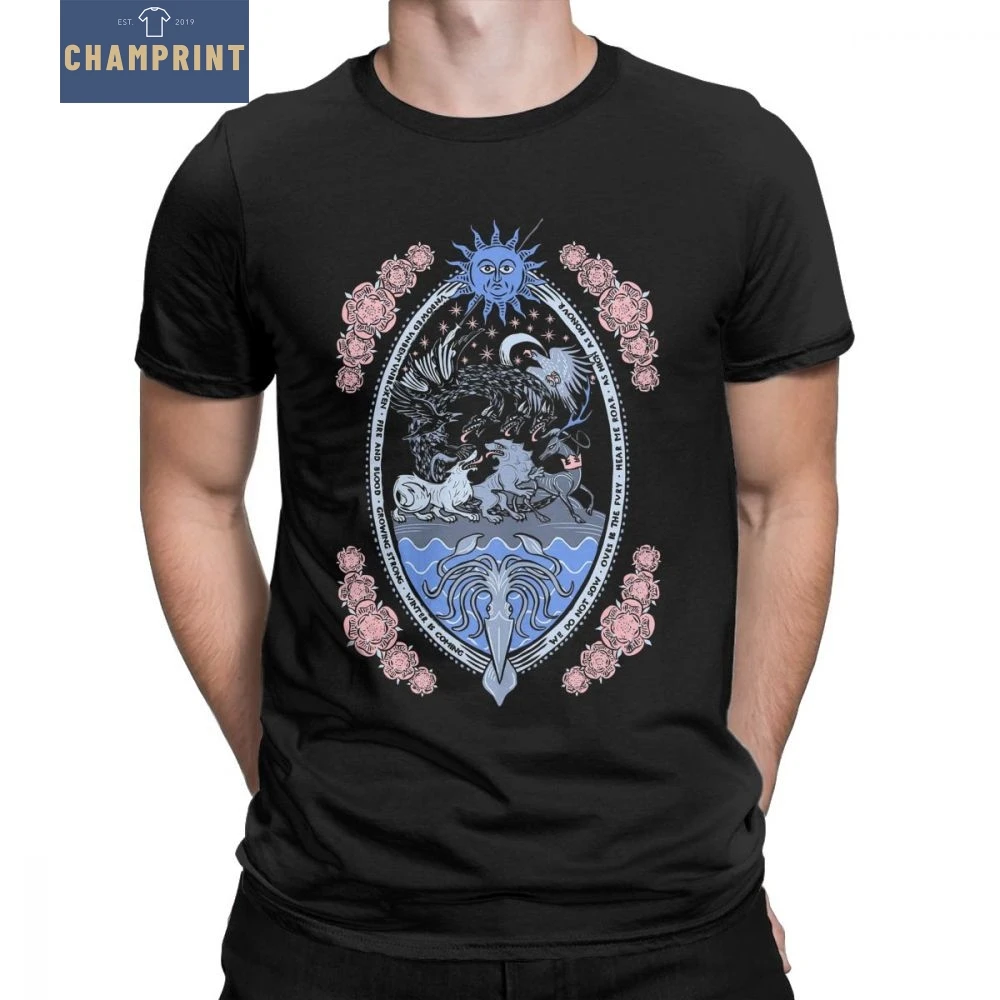 Мужская футболка Йе олде трон Игра престолов фанки короткий рукав тройники Crewneck